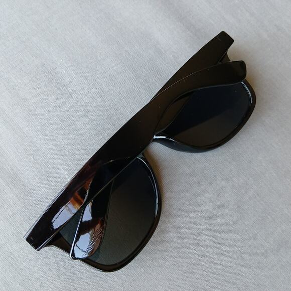 Classic Black Sunglasses OSFM adult sized simple unisex retro 80s 90s Y2K - Picture 9 of 15